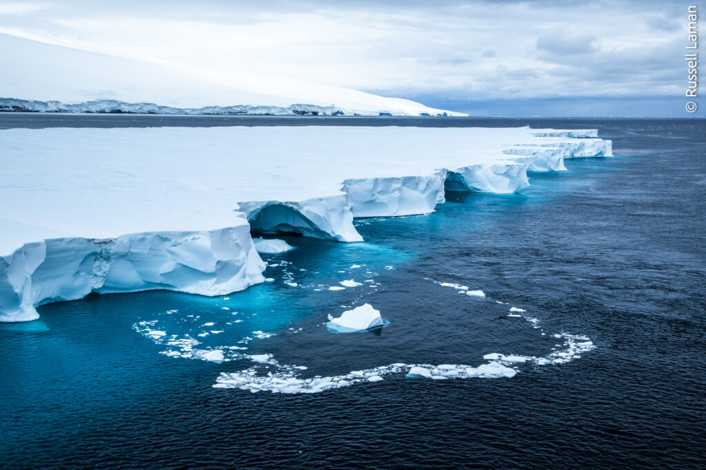 Ross Ice Shelf, Cape Crozier, Ross Island, Ross Sea, Antarctica